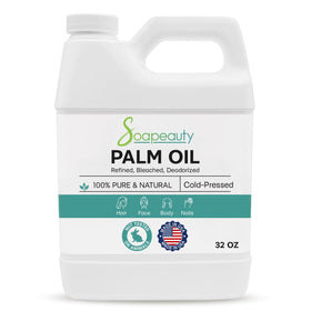 Soapeauty bottle front label showing product name and size, clear benefit for identification