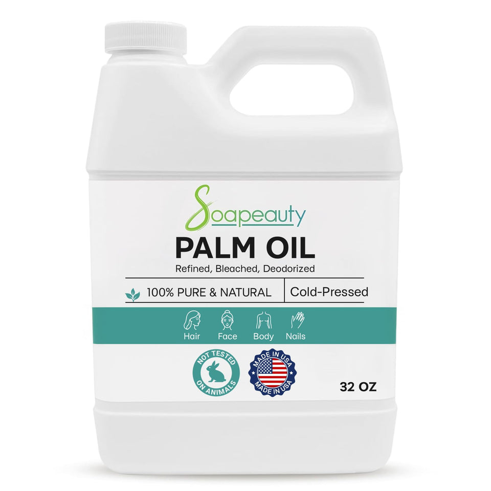 Soapeauty bottle front label showing product name and size, clear benefit for identification