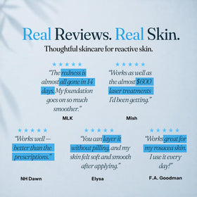 SoCalm layered under sunscreen to show compatibility and protection