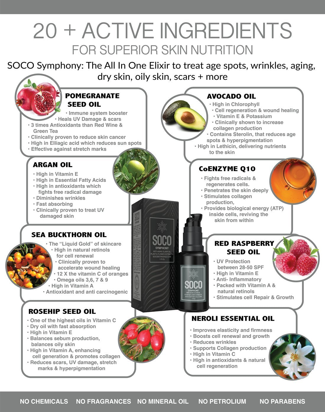 SOCO Symphony on bathroom vanity suggesting daily routine and radiant skin benefit