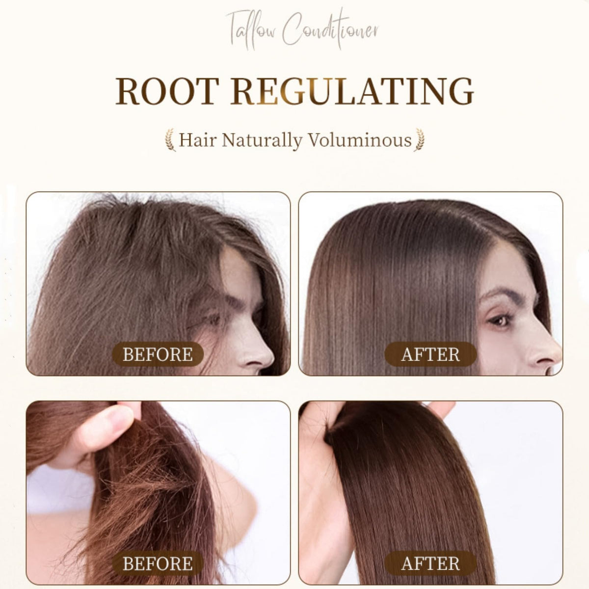 thick conditioner cream from Soelegant showing smoothing texture that detangles and reduces frizz