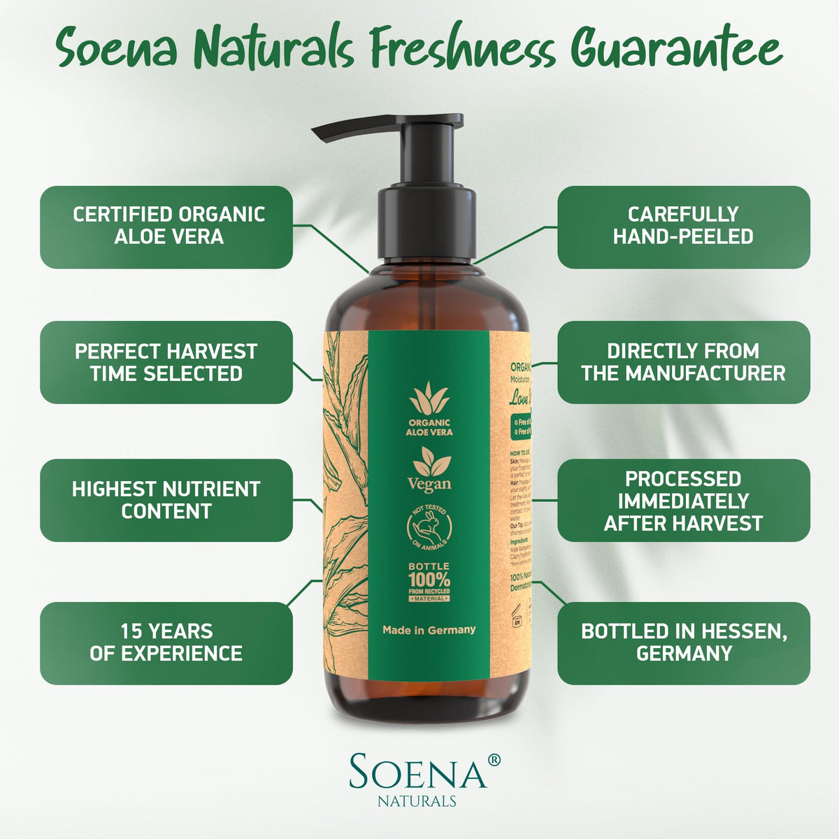 Soena size comparison in hand illustrating travel friendly portioning