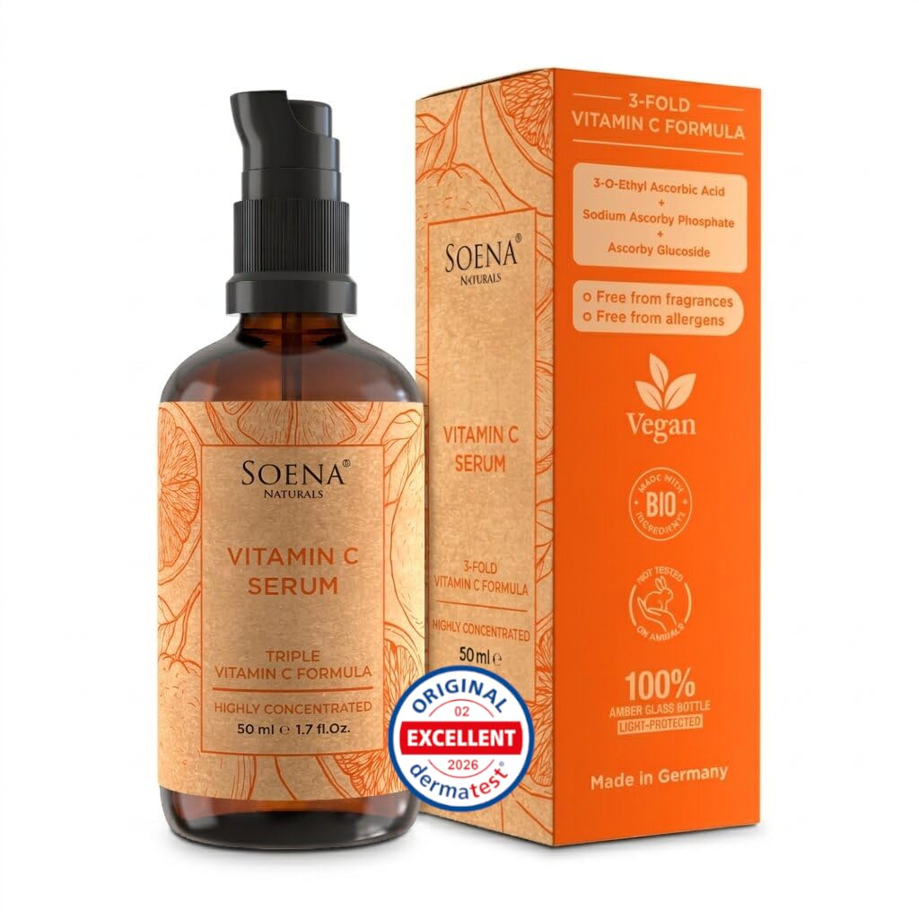 Soena front packaging showing bottle and label for clear identification