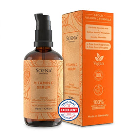 Soena front packaging showing bottle and label for clear identification
