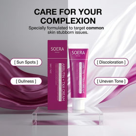 SOERA open jar contents showing smooth cream consistency and absorbency