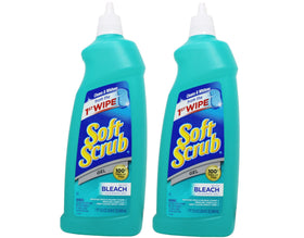Soft Scrub gel texture close-up demonstrating thick cling for stains