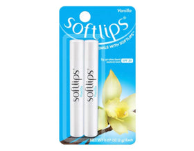 SoftLips stick in hand demonstrating portable size and ease