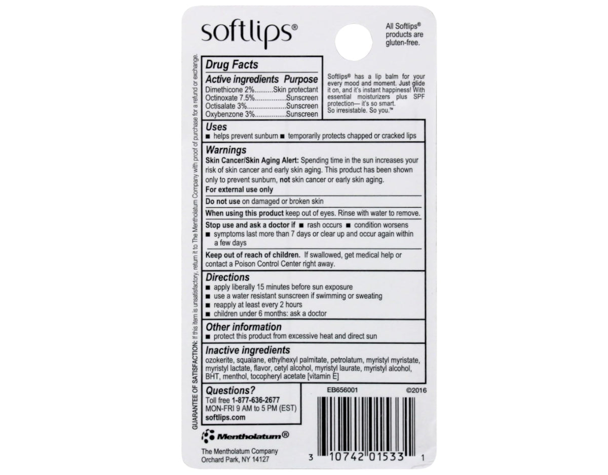 SoftLips watermelon twin pack inside a handbag showing portability and on-the-go protection