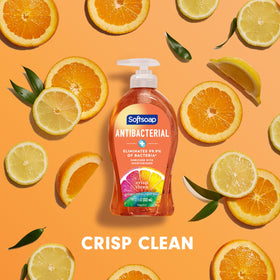 Visual scent cues for Crisp Clean fragrance suggesting a fresh, subtle aroma