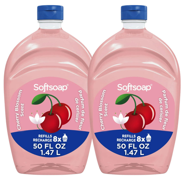 Softsoap front packaging Meyer Lemon showing bright label and volume