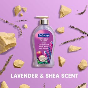 Softsoap back label close-up showing ingredients and paraben-free note