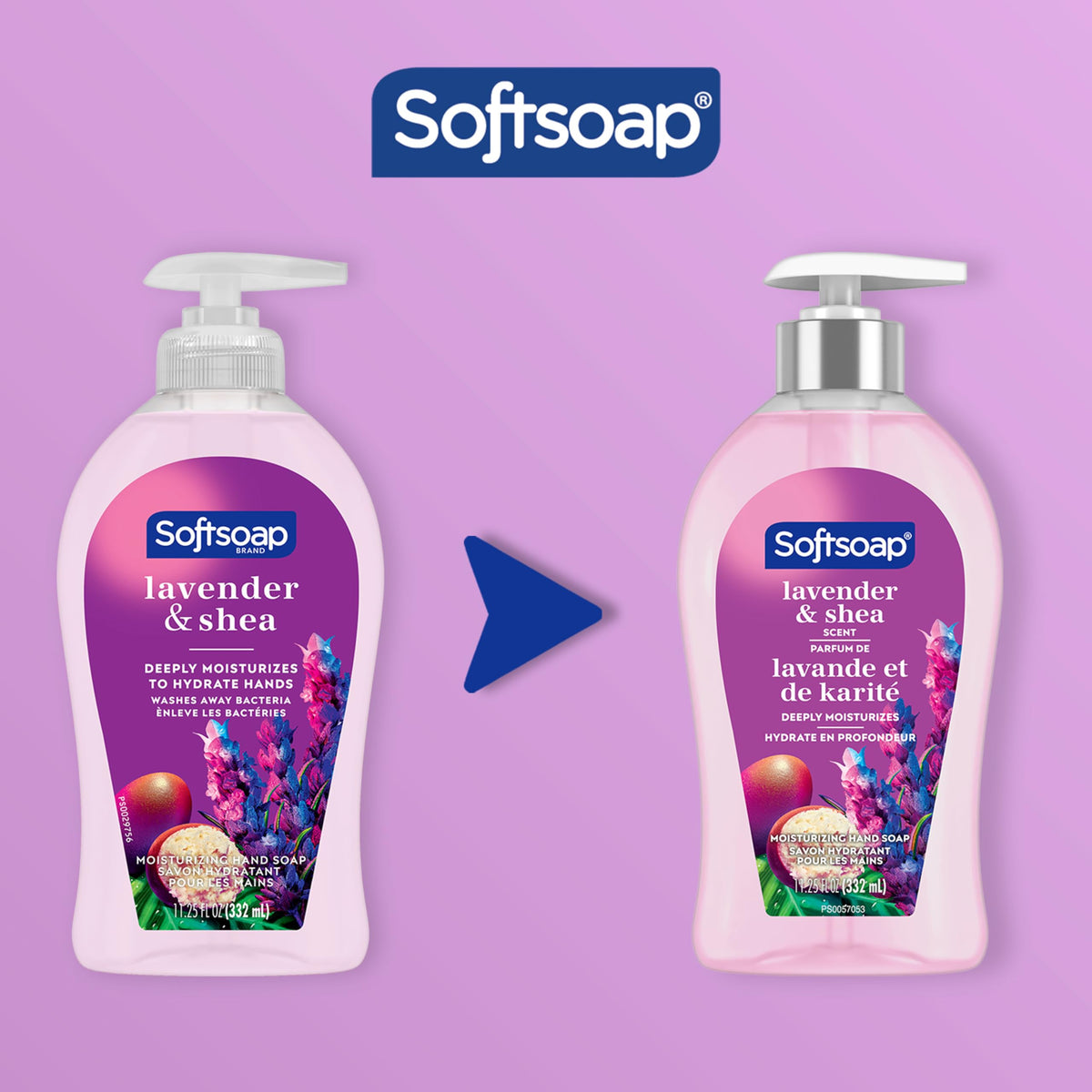 Softsoap pump detail highlighting easy dispense and countertop neatness