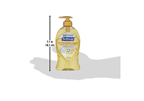 Softsoap pump close-up highlighting the dispenser top for easy one-handed use