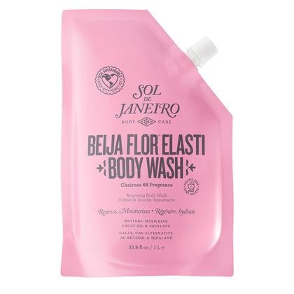 Sol de Janeiro refill pouch front view showing Cheirosa 68 scent benefit