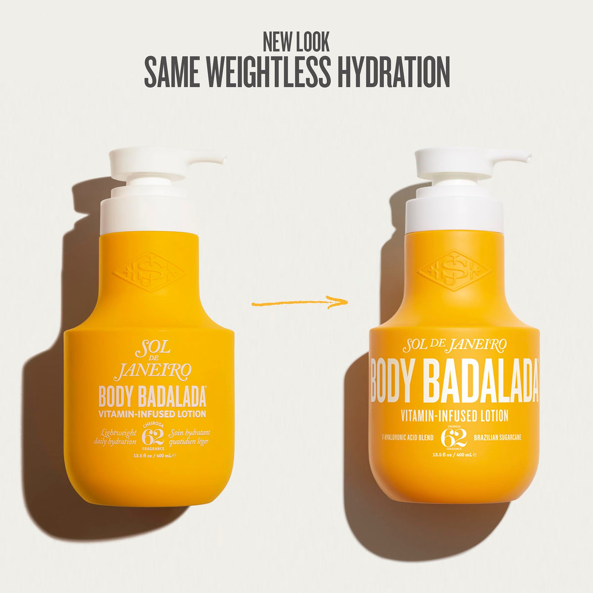 Sol de Janeiro Body Badalada lotion pump detail, quick dispense for daily use