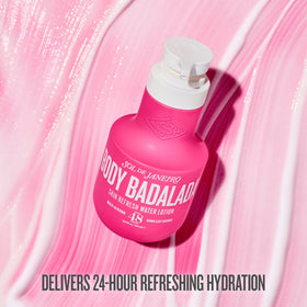 Sol de Janeiro pump dispensing water-gel lotion for easy, mess-free application