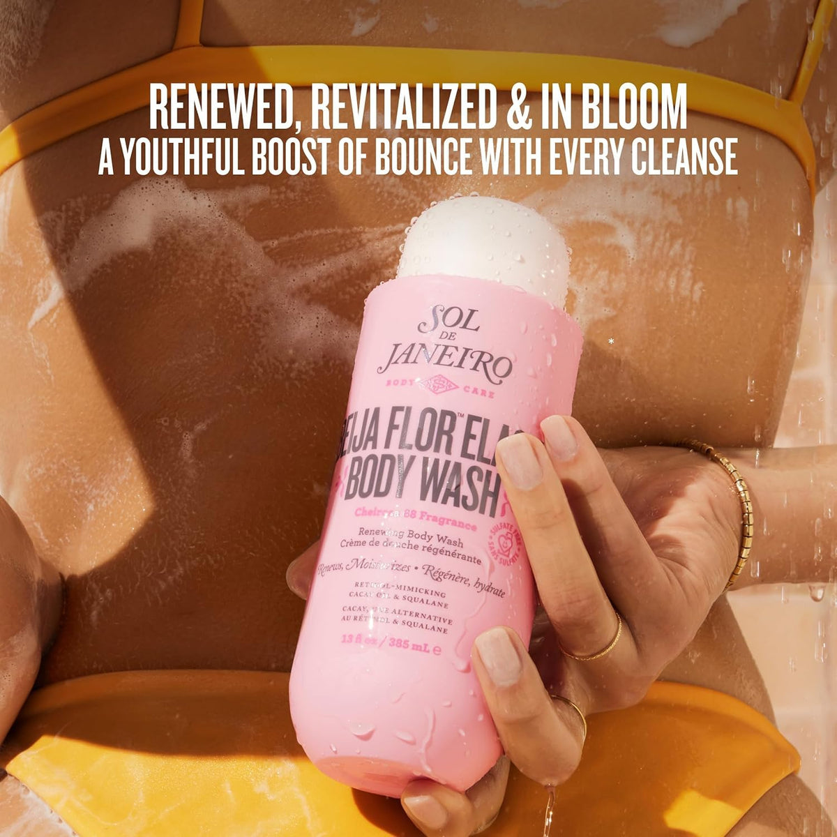 Sol de Janeiro Bom Dia gel pump dispensing exfoliating gel for smoother skin