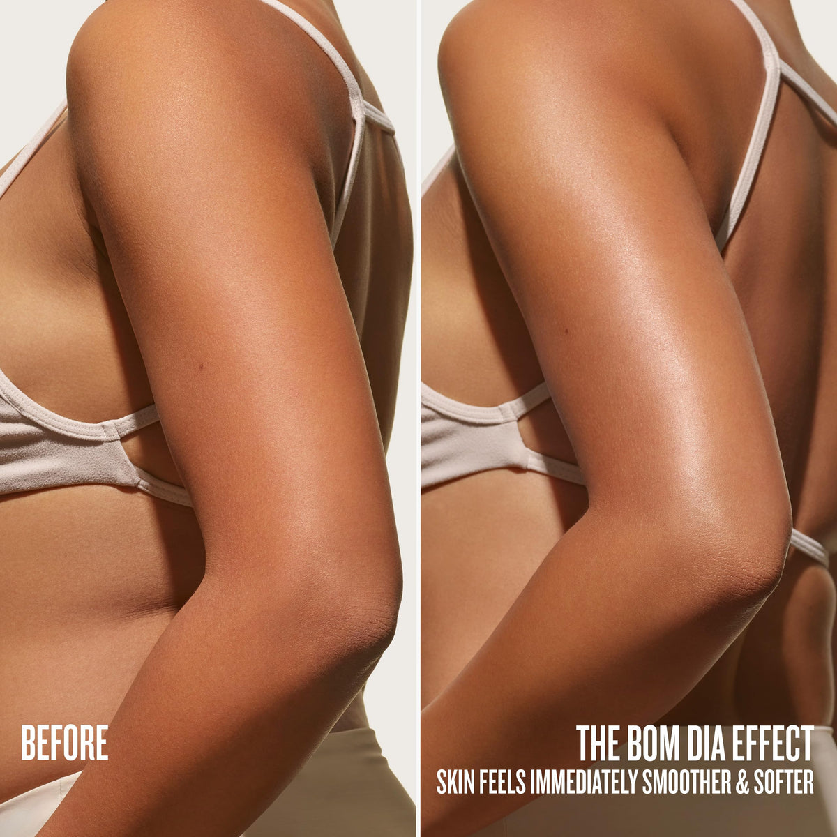 Sol de Janeiro pump dispensing cream onto skin for easy application