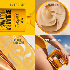 Sol de Janeiro Brazilian 4 Play Body Wash close-up foam and cleansing benefit