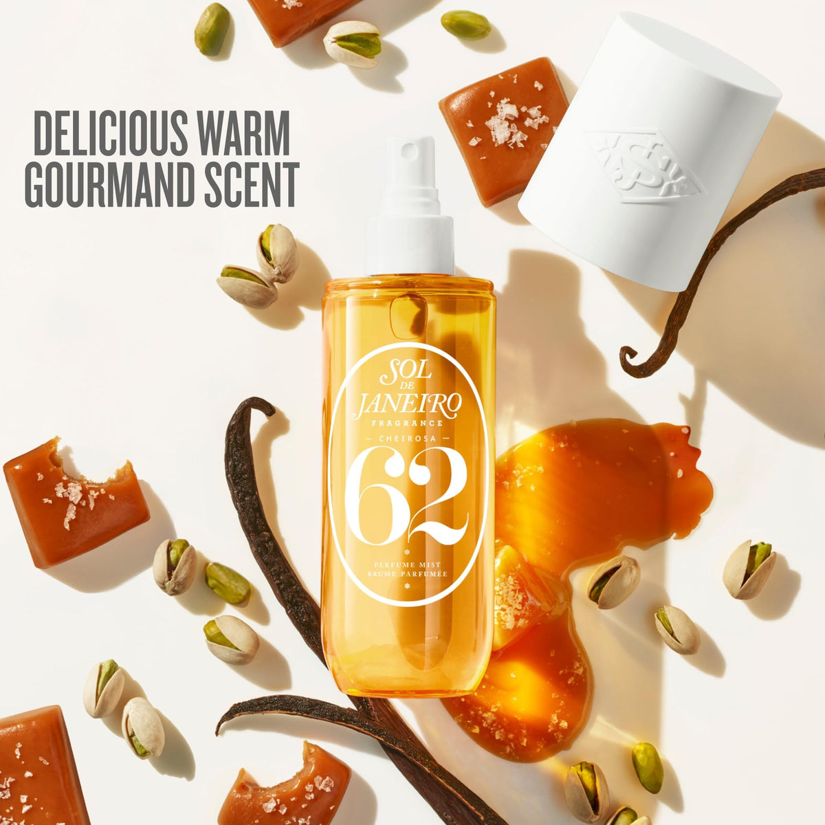 Sol de Janeiro Brazilian Play Body Wash pump shot illustrating creamy lather