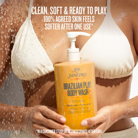 Sol de Janeiro creamy lather texture close-up demonstrating gentle moisturizing