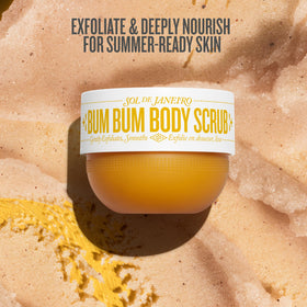 Sol de Janeiro Bum Bum Body Scrub granules detail for gentle exfoliation