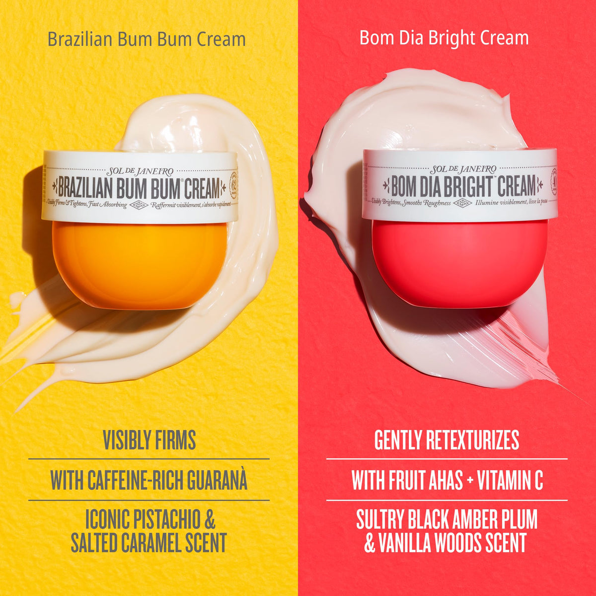 Sol de Janeiro close-up of Bum Bum Cream texture for smooth hydration