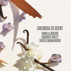 Sol de Janeiro Cheirosa 59 fragrance notes styled with vanilla and plum for mood boost