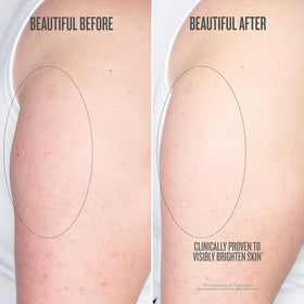 Sol de Janeiro applying cream to forearm showing moisturized skin result