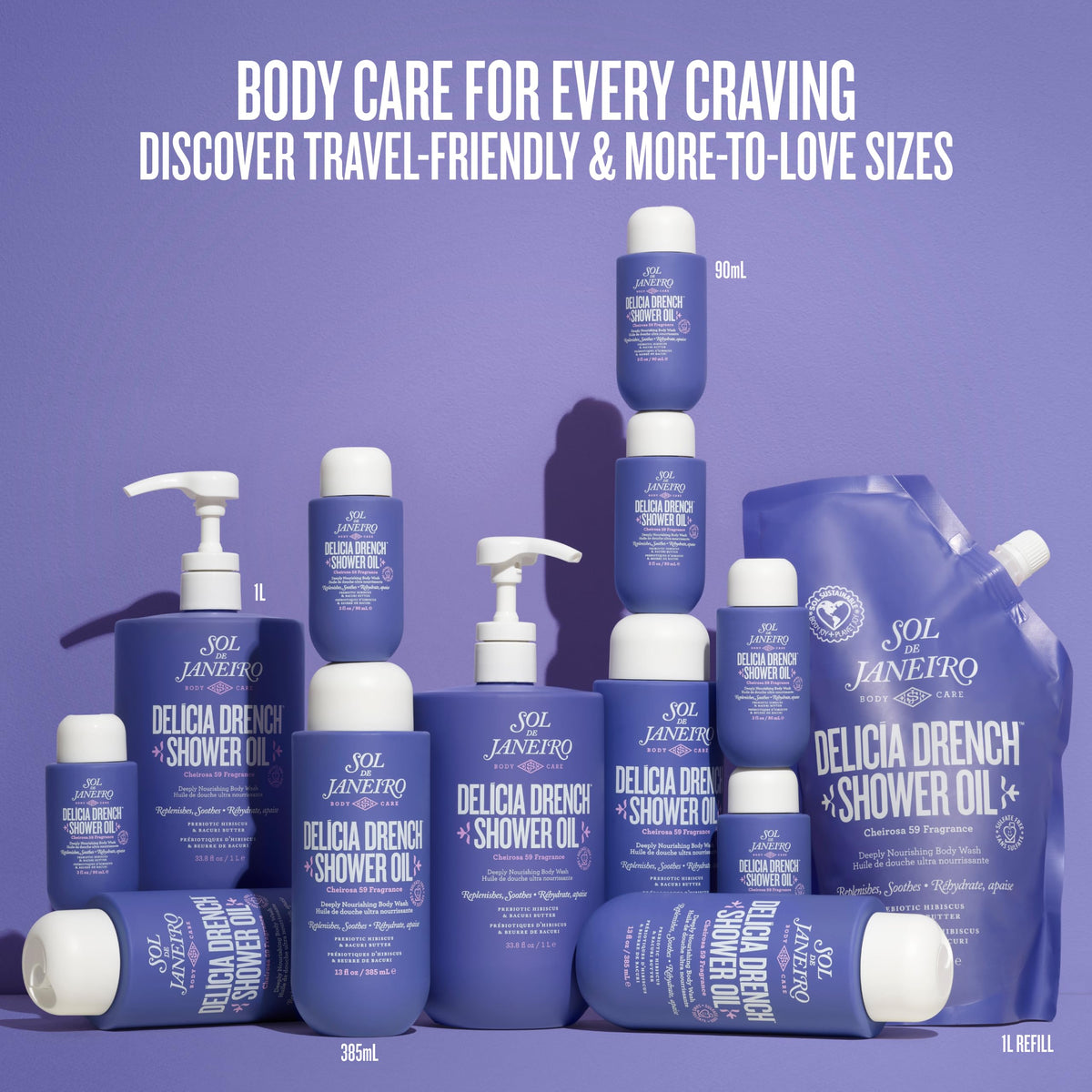 Sol de Janeiro product in shower lifestyle scene showing daily indulgent use