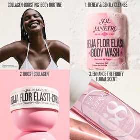 Sol de Janeiro recyclable packaging detail promoting sustainable disposal