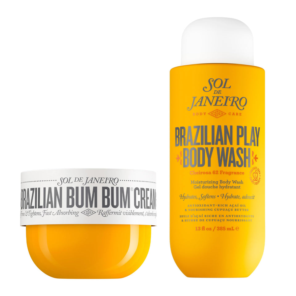 Sol de Janeiro bundle front packaging showing both products and fragrance