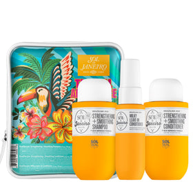 Sol de Janeiro Milky Leave-In spray applied to damp hair for detangling