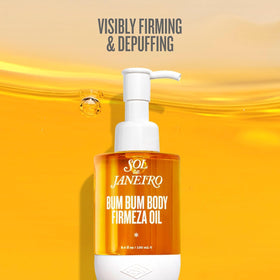 Sol de Janeiro oil being massaged into skin showing circulation and nourishment benefit