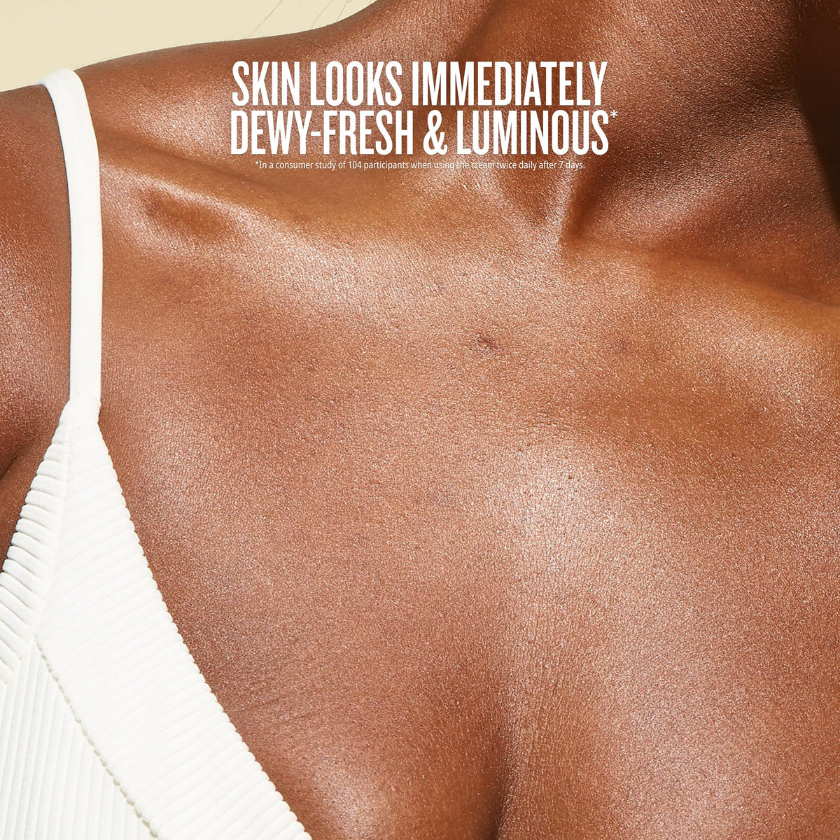 Sol de Janeiro cream being applied to arm for visible hydration and quick absorption benefit