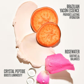 Sol de Janeiro arranged with fruit and flowers suggesting Cheirosa 91 scent benefit