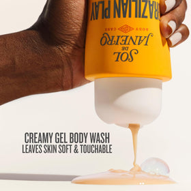 Sol de Janeiro shampoo bottle close-up highlighting Sol Seal Technology for repair