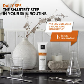 SOL LABS label detail highlighting active ingredients and SPF
