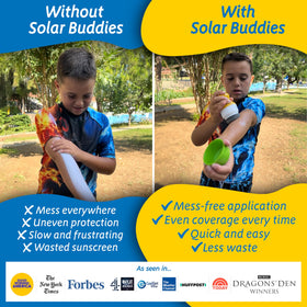 Solar Buddies replaceable sponge head removed, emphasizes easy maintenance