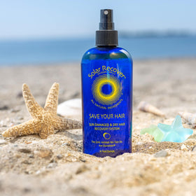 Solar Recover skin mist close-up spray delivering fine hydrating mist for relief