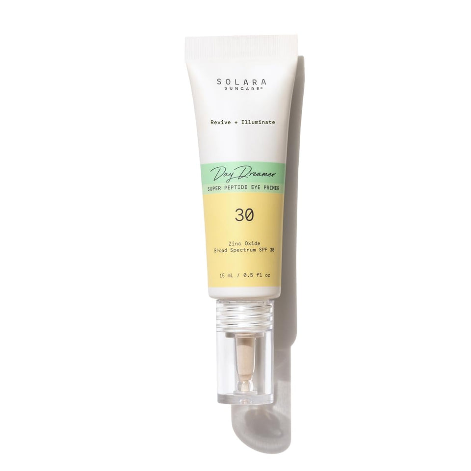 Solara Suncare front packaging showing compact tube and SPF benefits