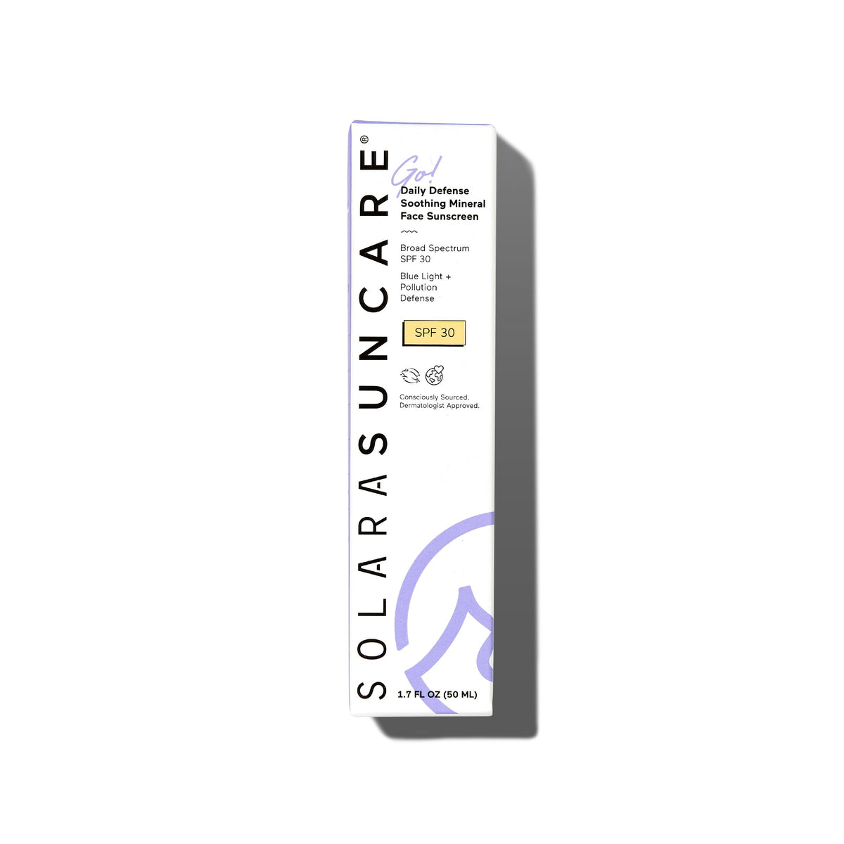 Solara Suncare sunscreen on forearm spread showing even coverage and mineral protection
