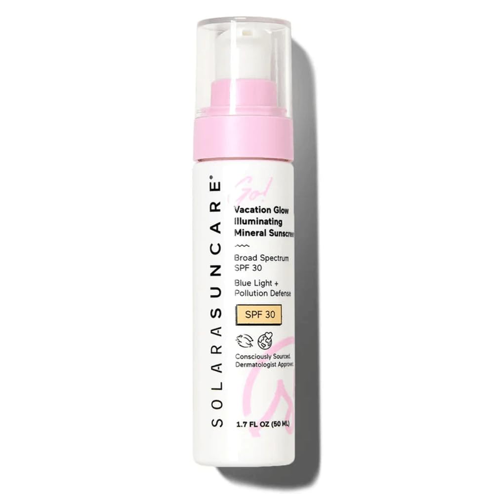 Solara Suncare front packaging showing tube and SPF benefit
