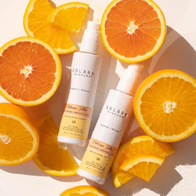 Solara Suncare tint blended on cheek to show luminous even tone