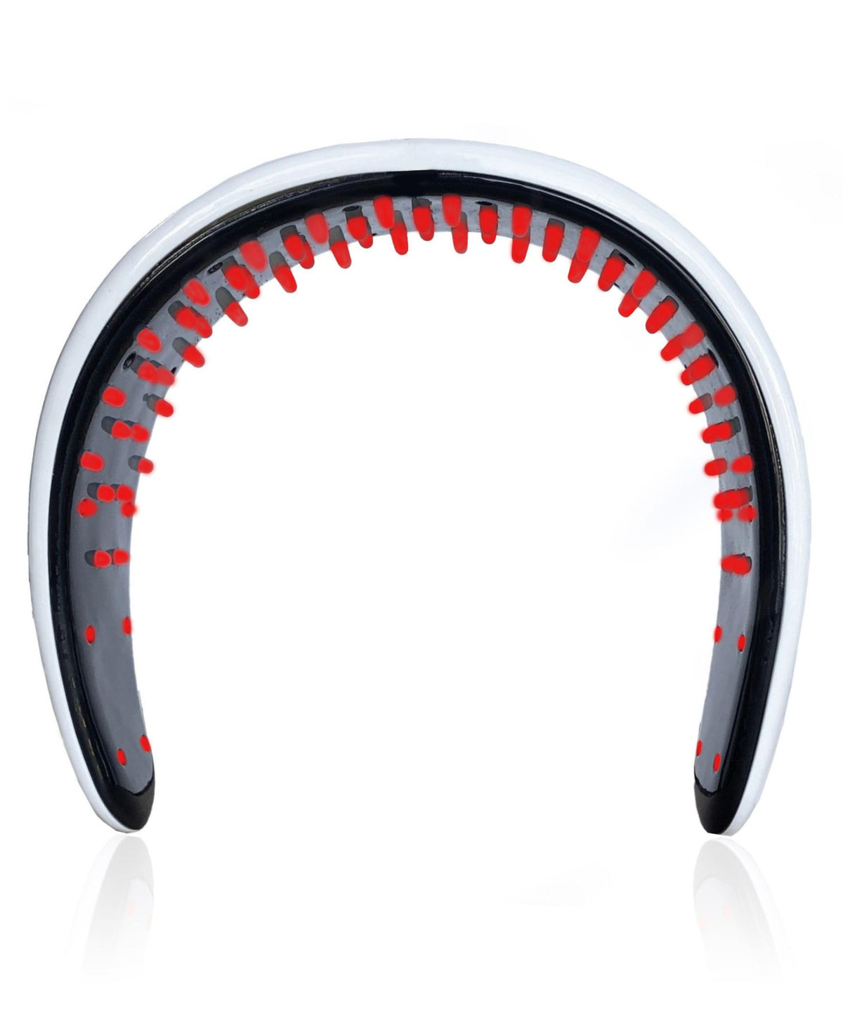 Solaris Laboratories NY headband front view showing ergonomic shape and fit benefit