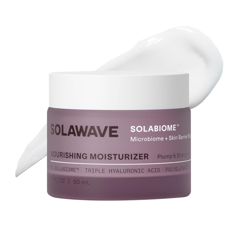 Solawave jar front view showing clean packaging and hydration benefit