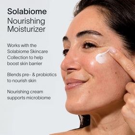 Solawave cream texture close-up highlighting lightweight, quick-absorbing hydration