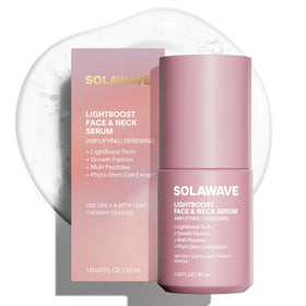 Solawave front packaging showing product and benefits
