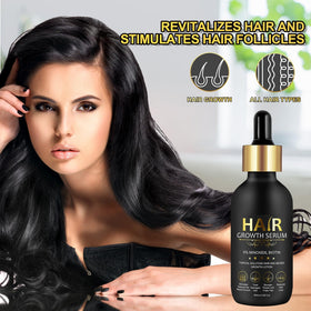 SOLEMEONY applying serum to scalp illustrating targeted use