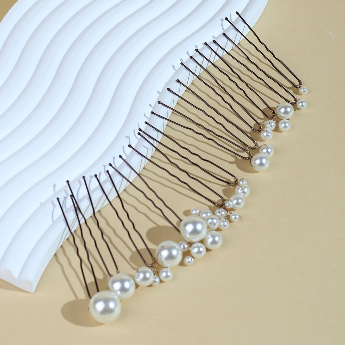 SOLENY pins woven in braided crown illustrating versatile styling use